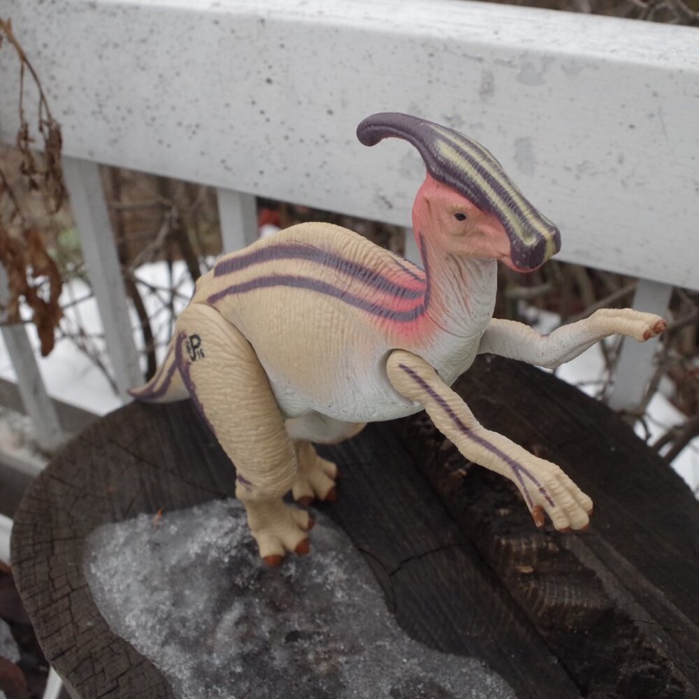 Vintage Jurassic Park Parasaurolophus  Dinosaur - Picture 3 of 5